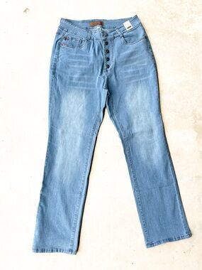Judy Blue High Waist Button Fly Jeans XL NWT